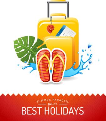 best holidays poster creative vector