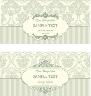 vintage frame with ornate background vector