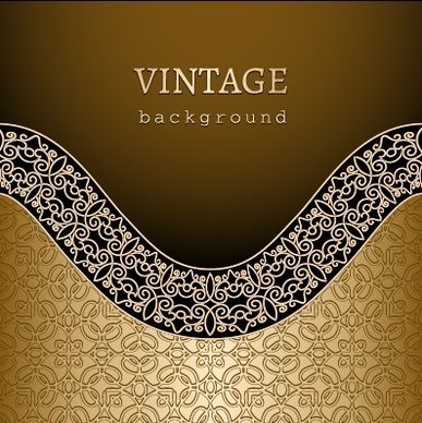 vector set of vintage luxury background design