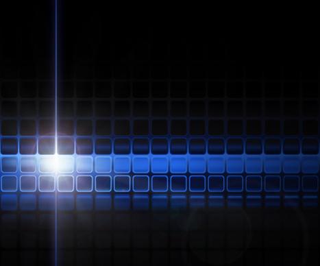 blue squares concept background vector