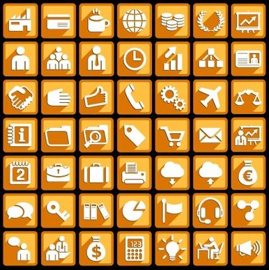 creative white social icons vector graphic