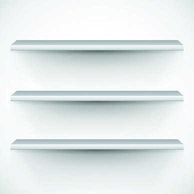 shiny shelves creative background vector art