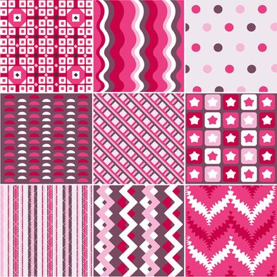 beautiful fabric patterns vector