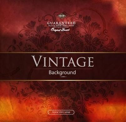 vector vintage background creative design