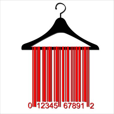 creative clothes hangers design elements vector