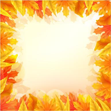 beautiful autumn elements vector set