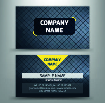 excellent business cards design vectors