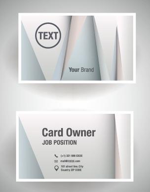 modern business cards creative vector