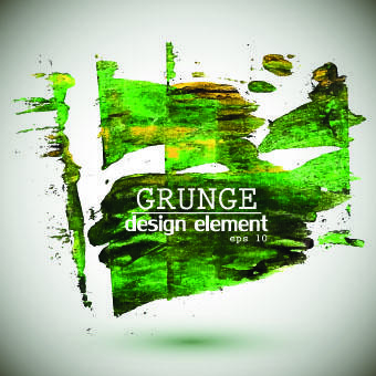 grunge watercolor elements vector background