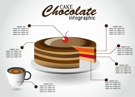 creative food infographics elements vector