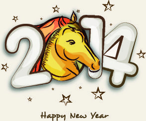 creative14 new year design vector graphic