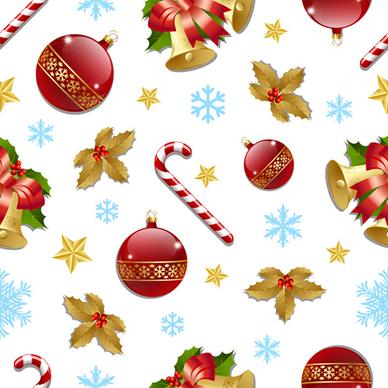 cute christmas seamless pattern vector