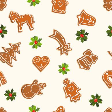 cute christmas seamless pattern vector