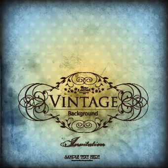 vintage and retro backgrounds design vector