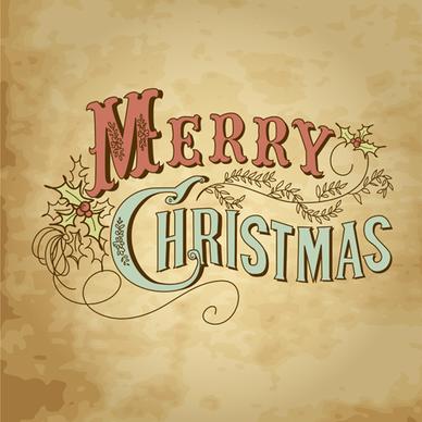 retro style christmas background design