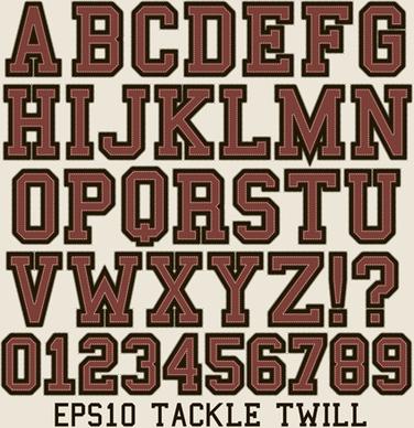 creative alphabets design vector set