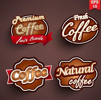 natural food label design vector