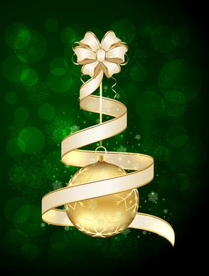 beautiful xmas baubles shiny background vector