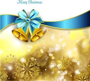 luxury14 christmas bells vector background