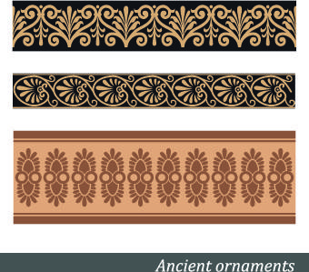 ancient ornament pattern vector