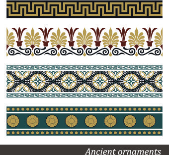 ancient ornament pattern vector