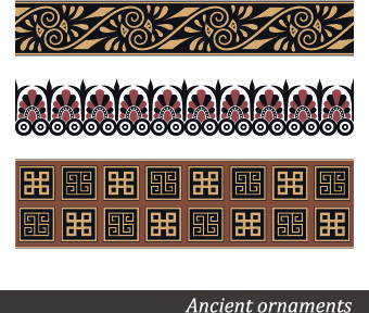 ancient ornament pattern vector