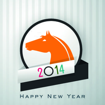 2014 new year design elements vectors