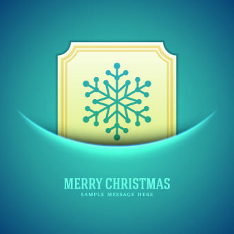 snowflake blue christmas background