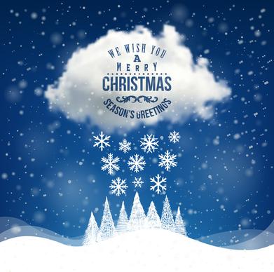 winter holiday cards vector set