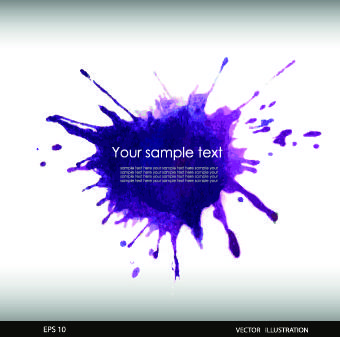 watercolor splash background vectors