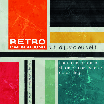 retro style grunge vector background