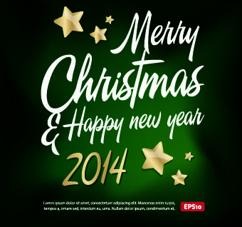 new year14 christmas background vector