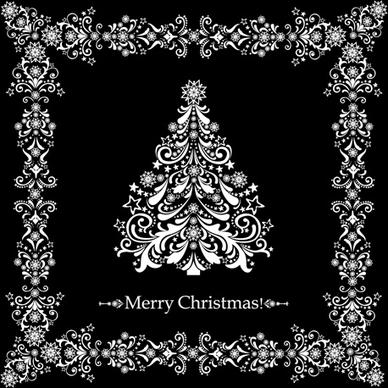 2014 christmas ornate elements vector