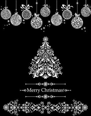 2014 christmas ornate elements vector