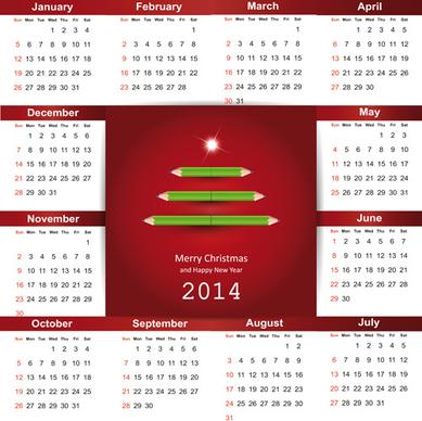 calendar14 vector huge collection