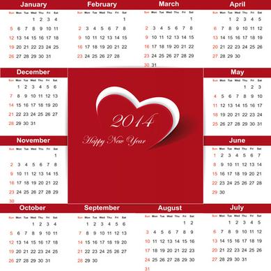 calendar14 vector huge collection