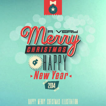 vintage style14 christmas background vector