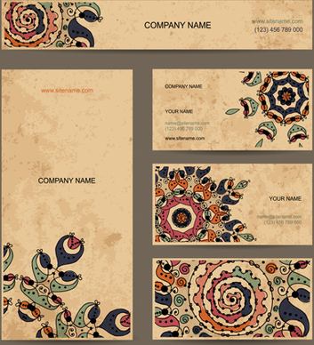 beautiful floral card vector