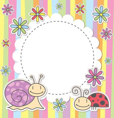 cute baby backgrounds vector