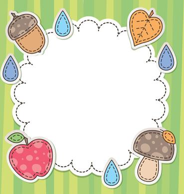 cute baby backgrounds vector