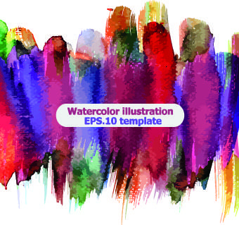 watercolor illustration vector