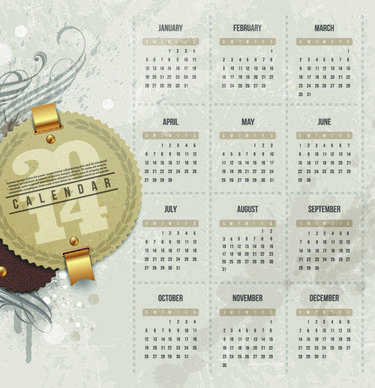 calendar14 vector huge collection