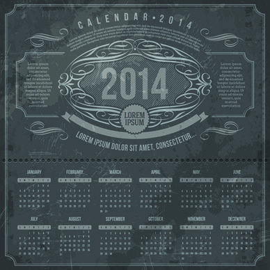 calendar14 vector huge collection