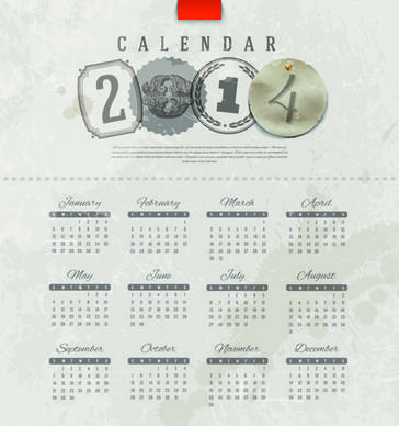 calendar14 vector huge collection