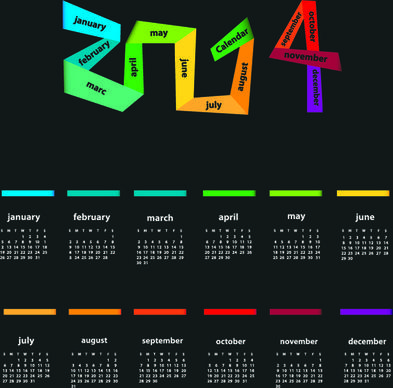 calendar14 vector huge collection