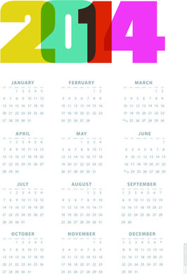 calendar14 vector huge collection