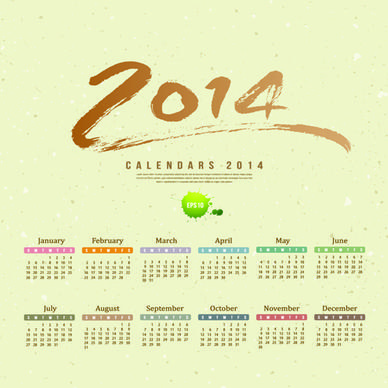 calendar14 vector huge collection