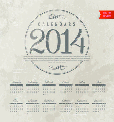 calendar14 vector huge collection