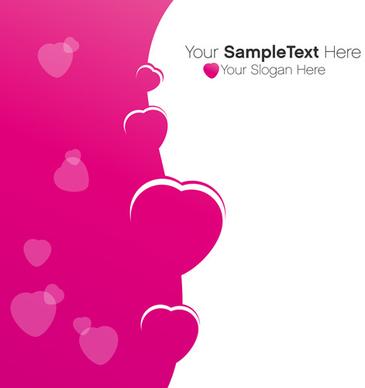 valentines day creative background vector