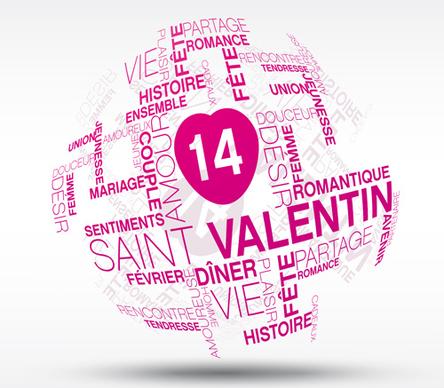 valentines day creative background vector